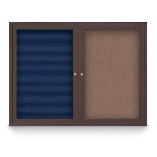 Corkboard, Cork /Bronze, 18" x 24"